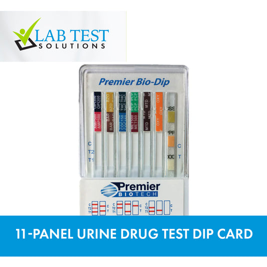 Premier Bio-Cup 11-Panel Urine Instant Drug Test Cup with Adulteration Panel (Box of 50)