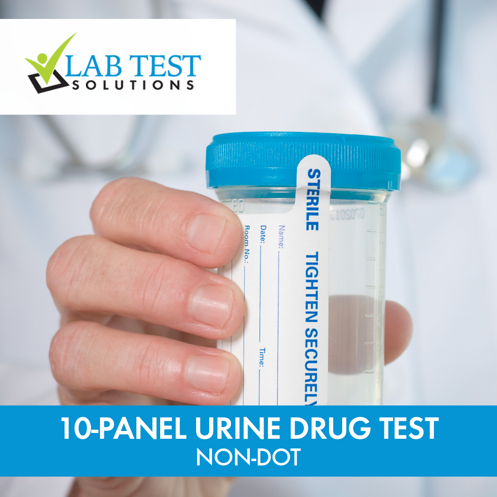 10-Panel Non-DOT Urine Drug Test W/ Urine Alcohol